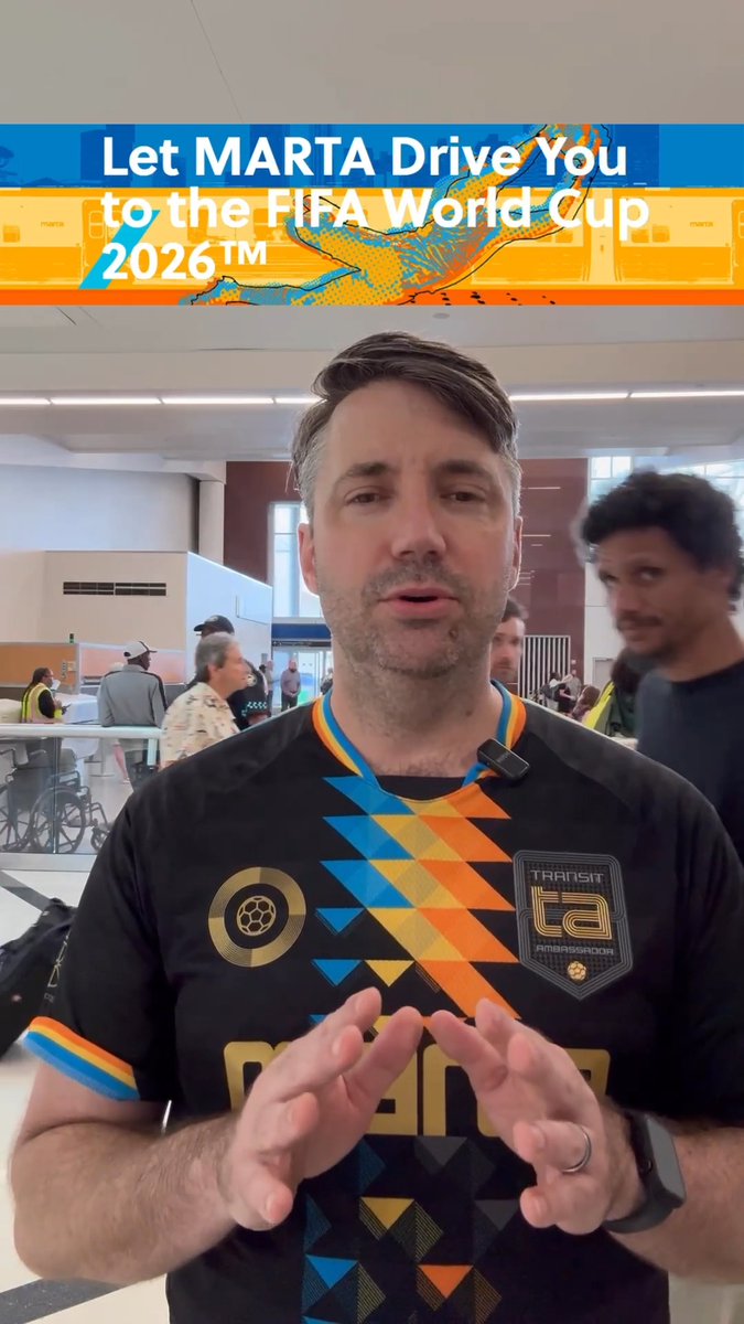 In some World Cup host cities, it can be complicated and time-consuming to get from the airport to the nearest transit station. ✈️ ➡️🚇 So we’ve created this video to help guide you from Atlanta Airport domestic baggage claim to MARTA. ⚽️ Wherever you’re arriving from, let MARTA drive you to all the action this summer! #fifaworldcup #letmartadrive