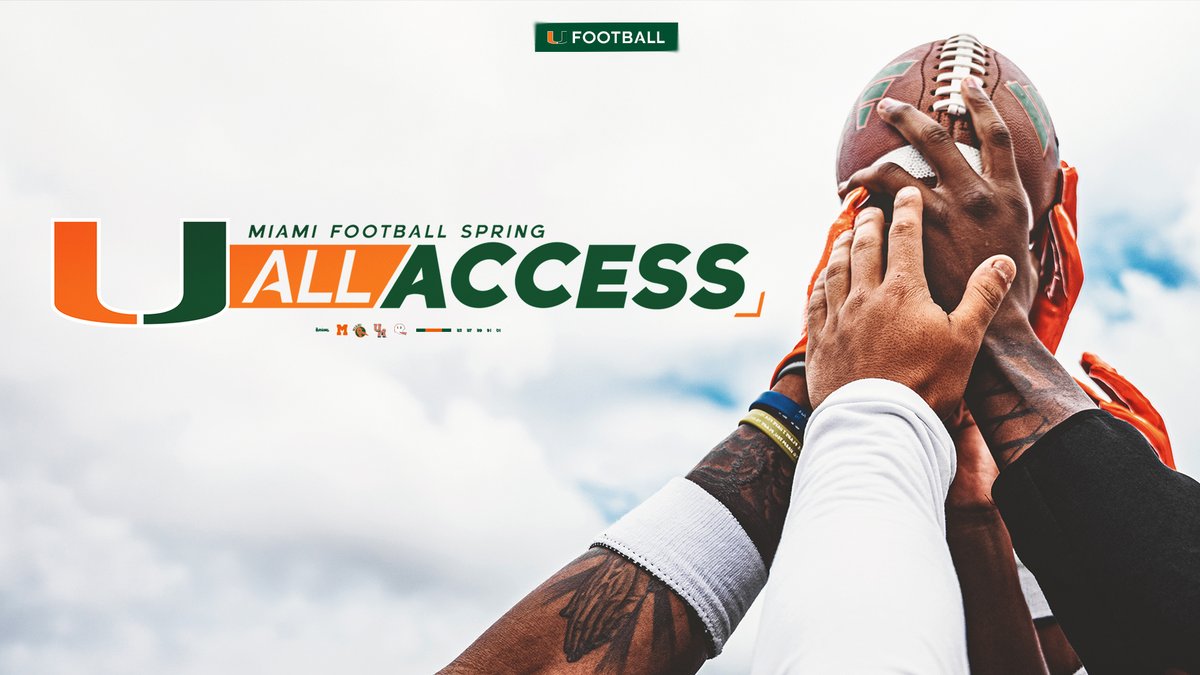 There are no shortcuts. Just hard work. Miami Football Spring All-Access premieres Saturday at 10 a.m. on ACC Network 🙌