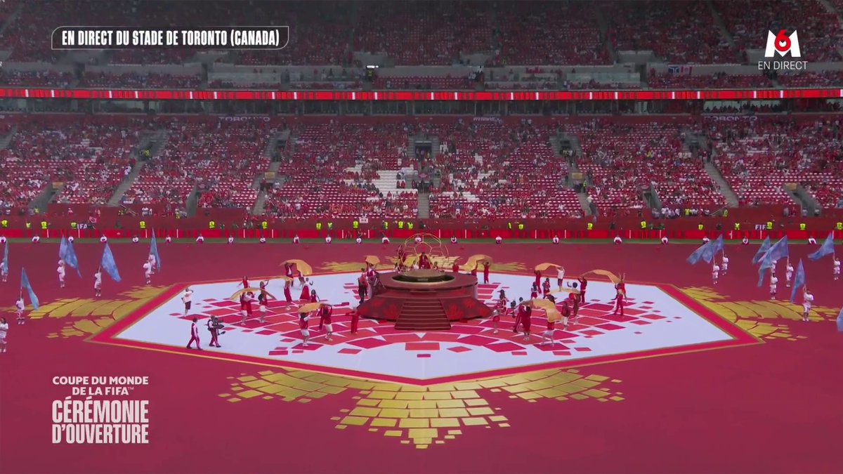 Notre Vegedream 🇫🇷 National présent à la cérémonie d’ouverture du Mondial 2026 au Canada 🇨🇦. 😁🎤