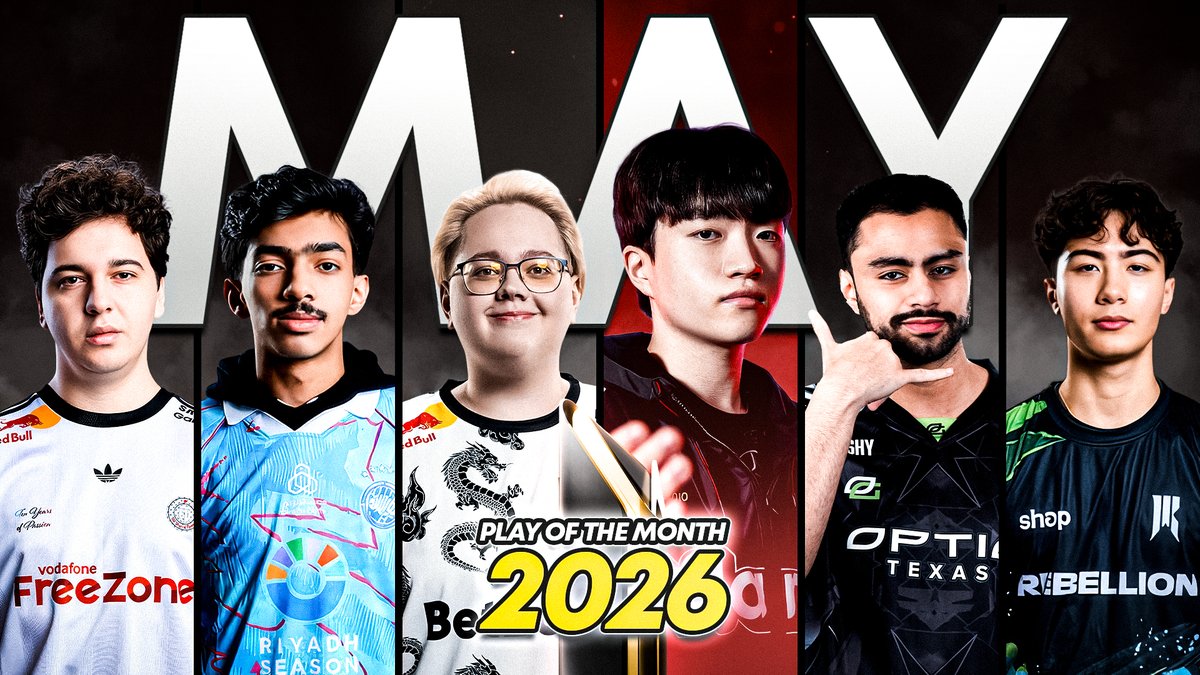 The May #PlayOfTheMonth is live! Hosted by TommyT999, with incredible plays from: magixx | 류민석 Keria | FUT yetujey | Twis Nwpo | brandon | Spoit 🗳️ Cast your vote now: Voting closes July 12.