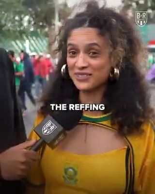 South Africa fans weren't happy with the red cards, but are hopeful the team can bounce back 💪🇿🇦 (w/ Miles 🫰🏾🇬🇭)