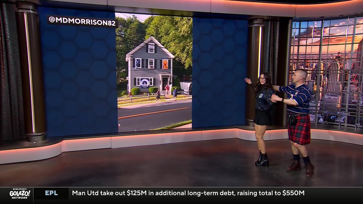 "The Scots were out, 6:30am with the bagpipes." 😂 𝐈𝐀𝐍 𝐏𝐀𝐔𝐋 𝐉𝐎𝐘 teaches Claudia Pagán some Scottish dance moves 🏴󠁧󠁢󠁳󠁣󠁴󠁿