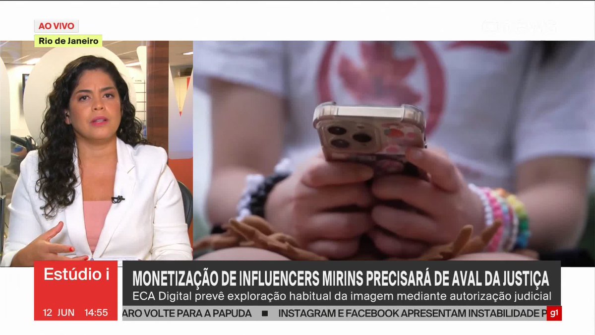 🚨AGORA - Governo Lula pede para plataformas digitais se abstenham de monetizar ou impulsionar conteúdos de influencers mirins sem autorização judicial.