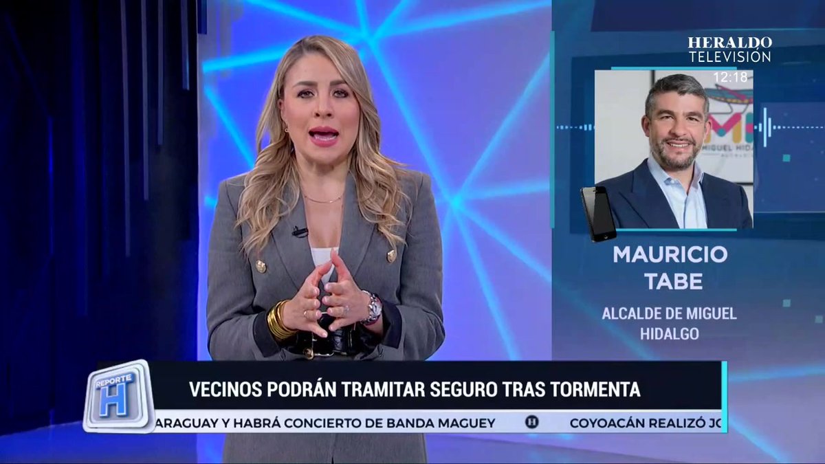 Mauricio Tabe (Mauricio Tabe Echartea), alcalde de Miguel Hidalgo, platicó con nosotros sobre los operativos para atender la emergencia de los árboles caídos en la localidad, derivado de la fuerte lluvia. Más información con Blanca Becerril en #HeraldoTelevisión
