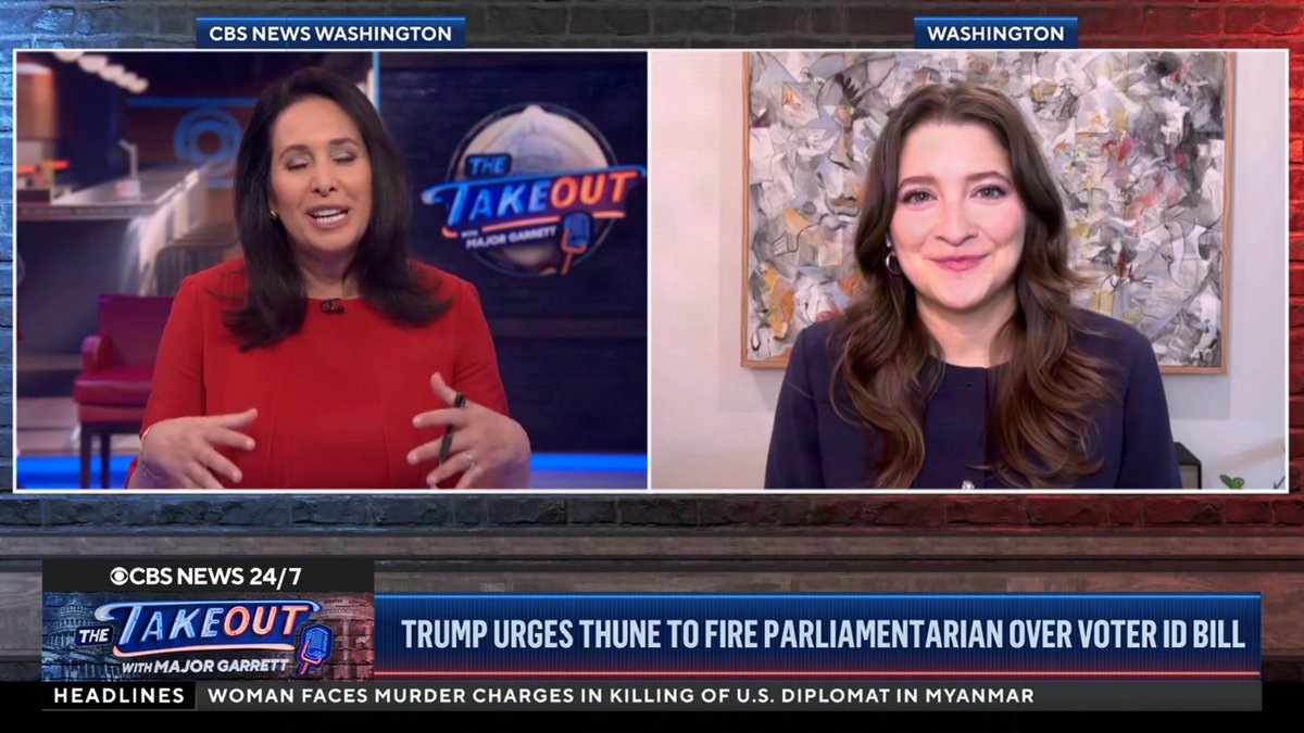 🚨This is Senate Parliamentarian, Elizabeth MacDonough. She is anything but nonpartisan. Trump wants her fired …. Thune is pushing back. Why?