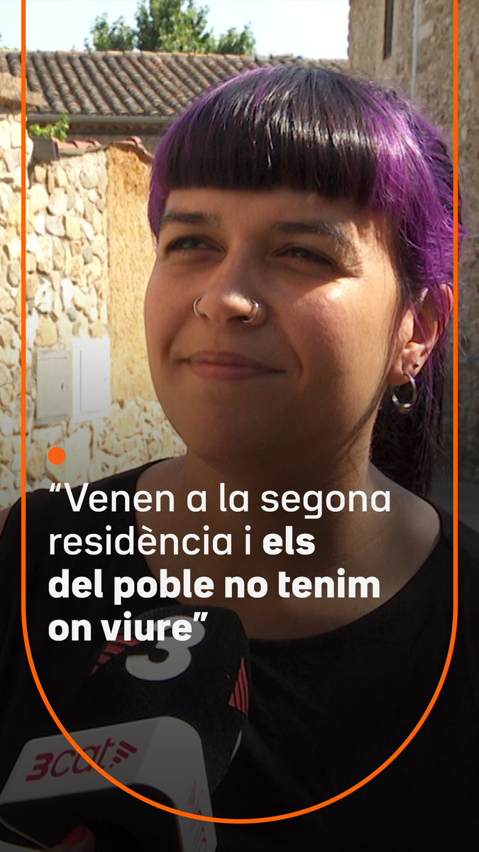 "Venen a la seva segona residència i els del poble no tenim on viure." Alerten que l’èxode urbà no només provoca problemes d’habitatge, sinó que també buida de vida els nuclis dels pobles