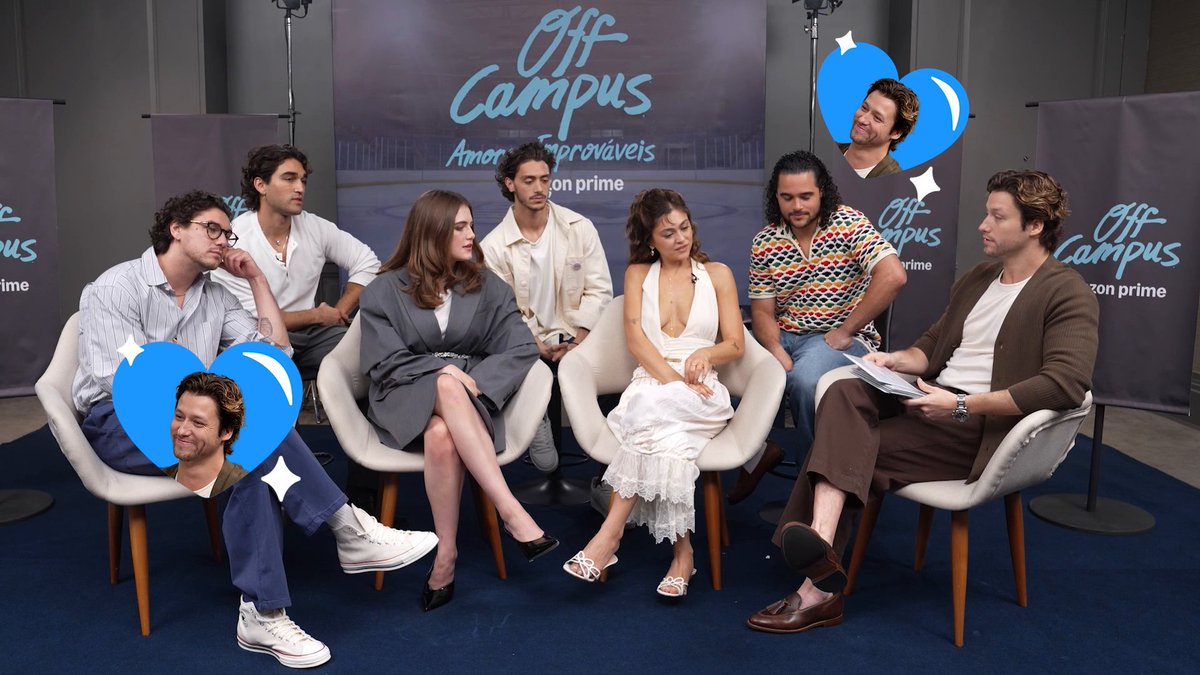 the cast of Off Campus ❤️ Canada... and the feeling is mutual 🥰 #OffCampus