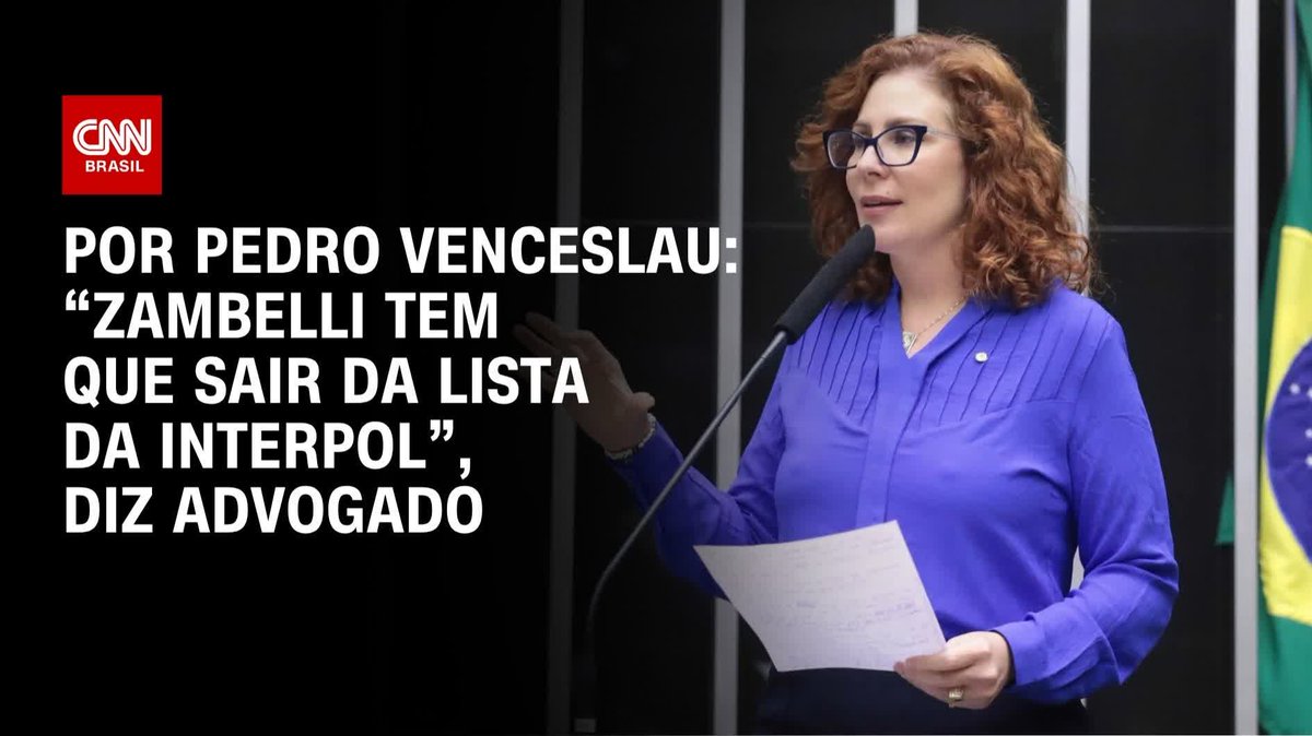 Por Pedro Venceslau → Advogado: “Zambelli tem que sair da lista da Interpol”; assista #CNN360°