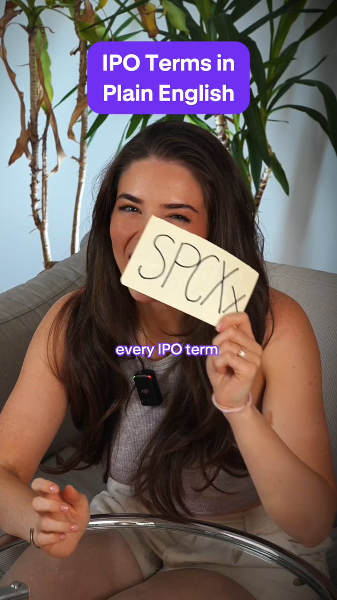 IPO terms you should know: SPCXx. Offering price. Indication of interest. The pop. Allocation. Day one. Let’s decode the ones you'll see 🔎
