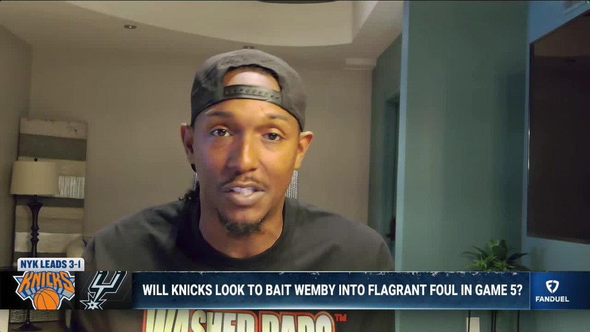 . DeMarcus Cousins is not rolling with Lou Williams saying the Knicks should try to get Wemby ejected 🗣️ Boogie says baiting a flagrant is more UNETHICAL than a normal foul 👎 "I'm glad Lou spoke. We now see the thoughts of small guards in the league." 😅 Michelle Beadle | Chandler Parsons