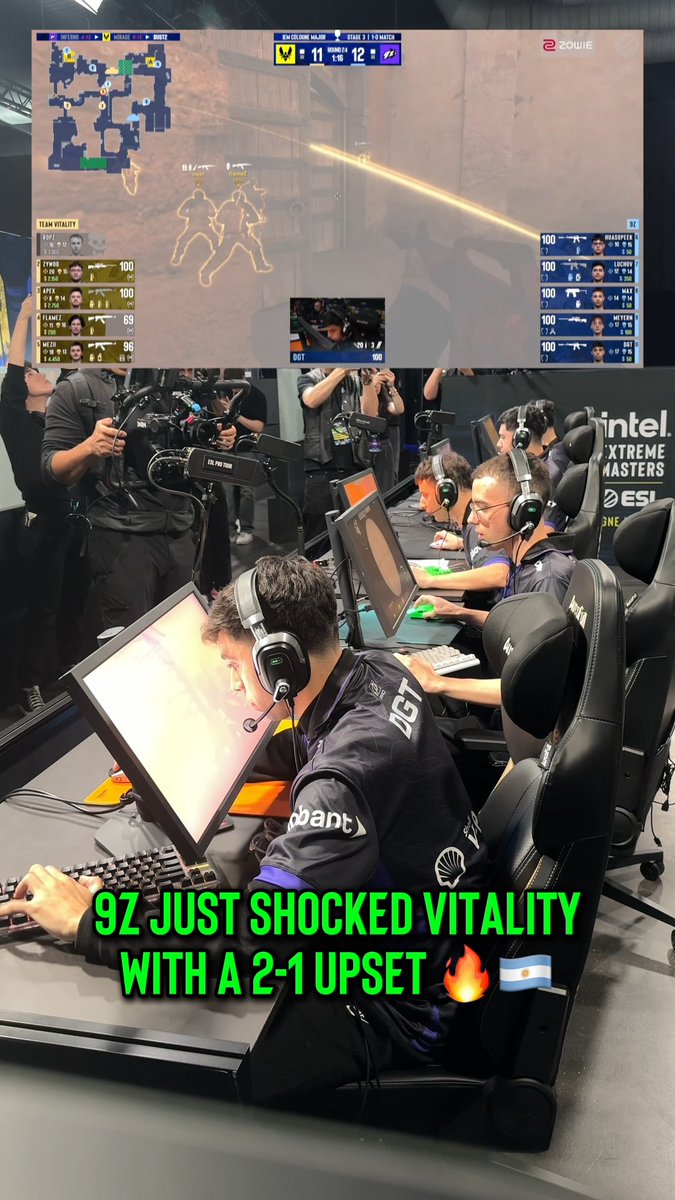 9Z REACT TO TAKING DOWN Team Vitality 👏 #IEM 9z Globant