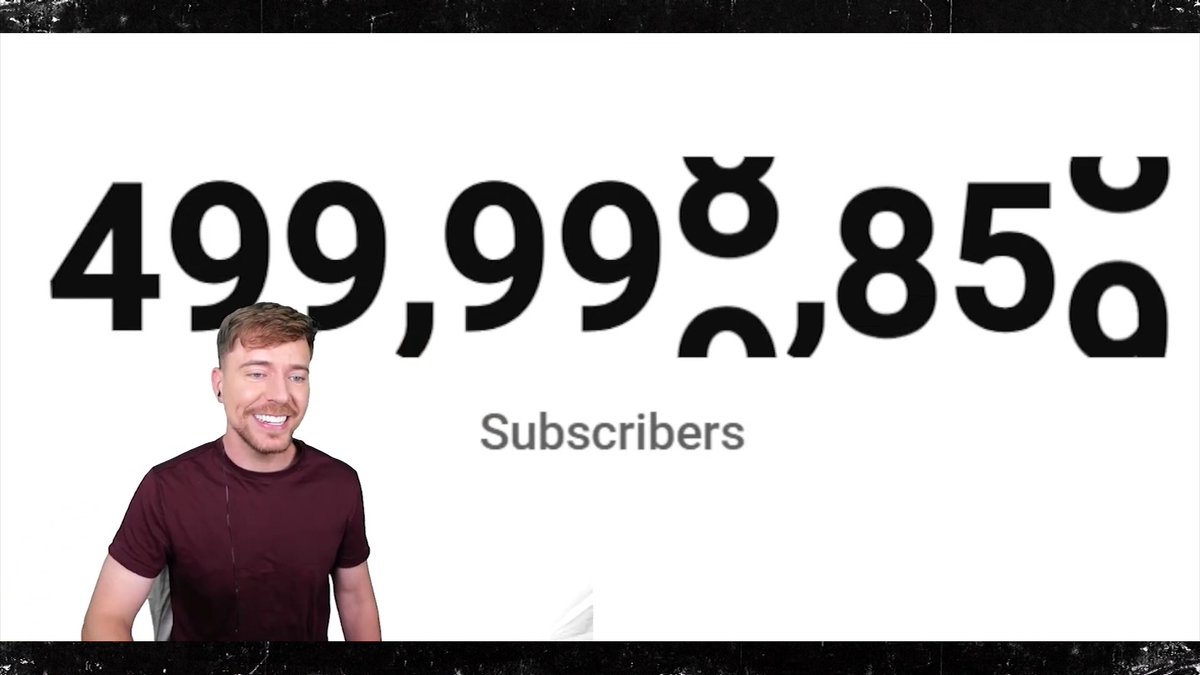 Mr. Beast just made YouTube history as the first to hit half a billion subscribers, surpassing 500M on livestream on Friday. 🏆 Credit: YouTube/MrBeast