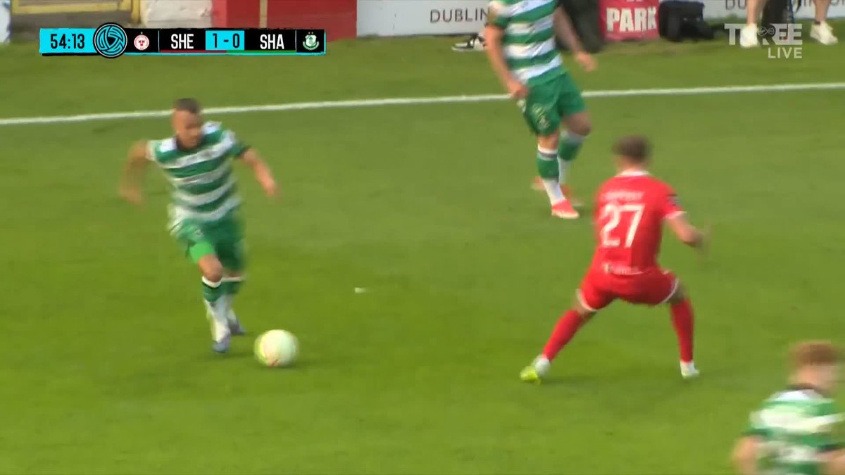 ⚽ Shamrock Rovers are level! Adam Brennan strikes his third goal of the season to make it 1-1 at Tolka Park #LOI #vmsport