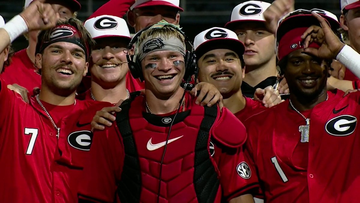 Why is Georgia catcher Daniel Jackson nicknamed “The Rhino?” 🦏 Ryan McGee tells the story of his record-breaking season and nickname ⬇️