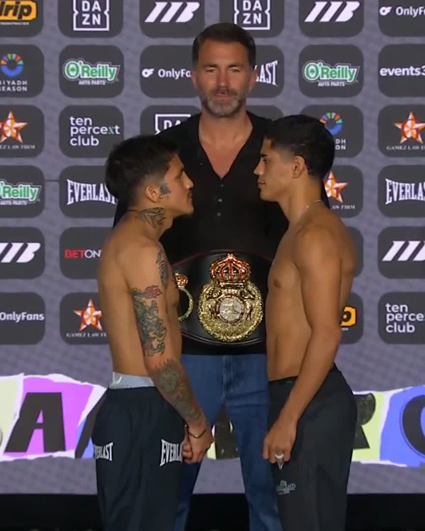 THE FINAL FACE-OFF 👀 bam vs Antonio Vargas 👑 WBA World Bantamweight Title #BamVargas live on DAZN