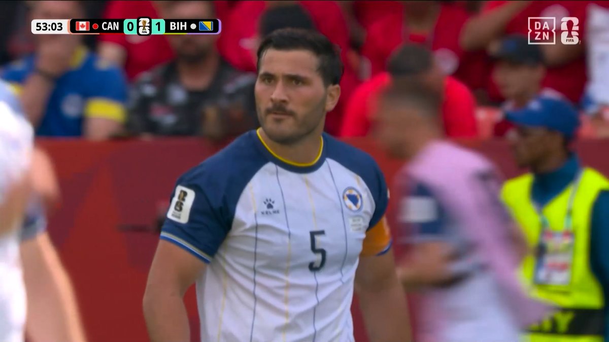 コラシナツがスーパークリア！ 開催国カナダに同点弾を許さず 🏆️#FIFAワールドカップ グループB 🆚カナダ×ボスニア・ヘルツェゴビナ 📱#DAZN ライブ配信中 #本気で楽しむならDAZN