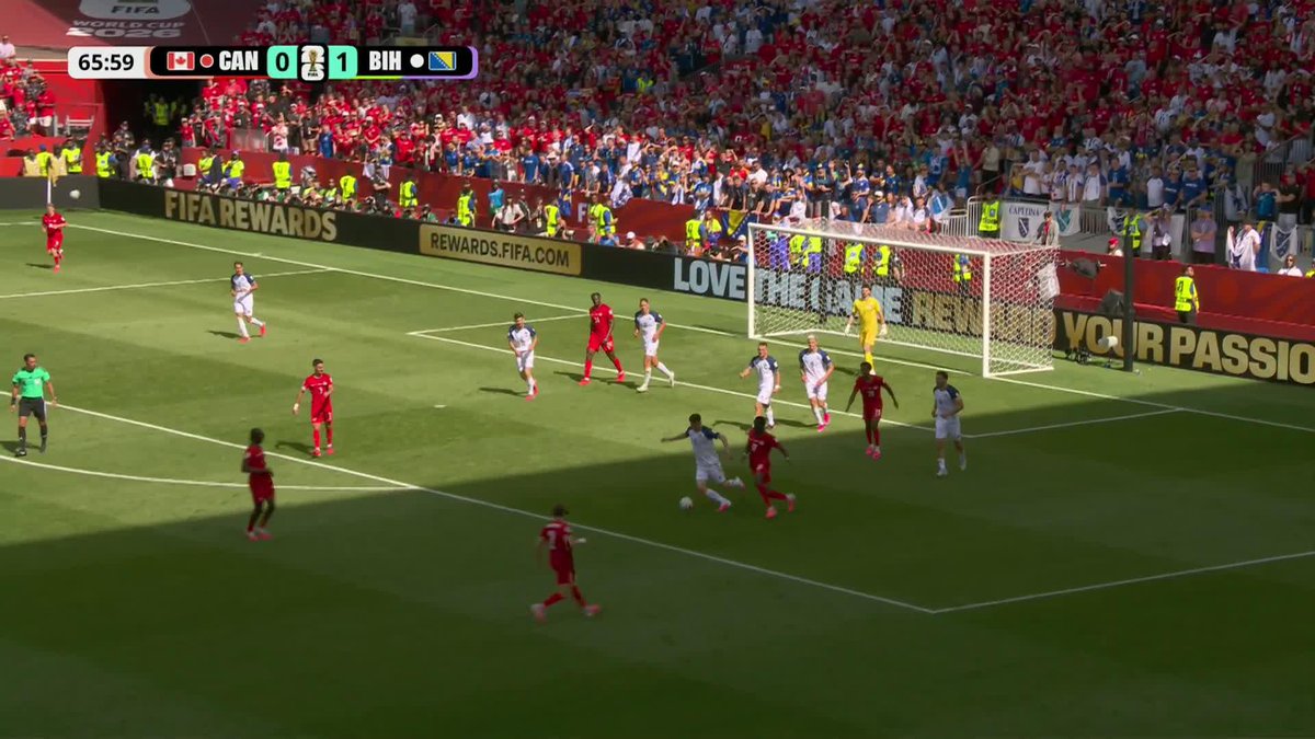 Canada keeps putting the pressure on in the second half.