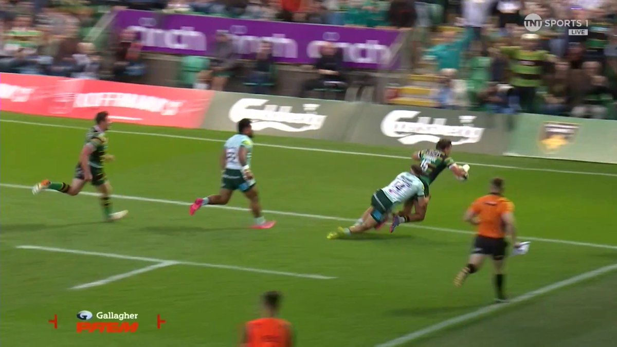 TWICKENHAM AWAITS FOR SAINTS ๐คฉ George Furbank seals the deal for Northampton Saints ๐ with a killer blow ๐ฅ ๐บ Stream TNT Sports with HBO Max