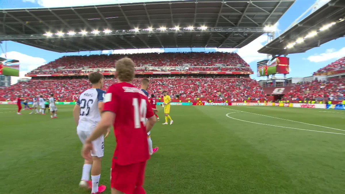 The final whistle goes as Canada gets their first ever point at the FIFA World Cup.