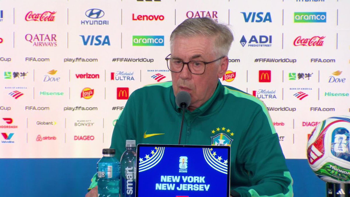 "SI TU NO TIENES MIEDO TE ENCUENTRAS UN LEÓN Y TE PARECE UN GATO" 👏🏼 El analisis de Carletto Ancelotti, mucho más allá del fútbol, en la previa de Brasil vs. Marruecos ⚽ #ESPNMundial 📺 Mirá los mejores partidos de la #FIFAWorldCup por ESPN, en el Plan Premium de #DisneyPlus
