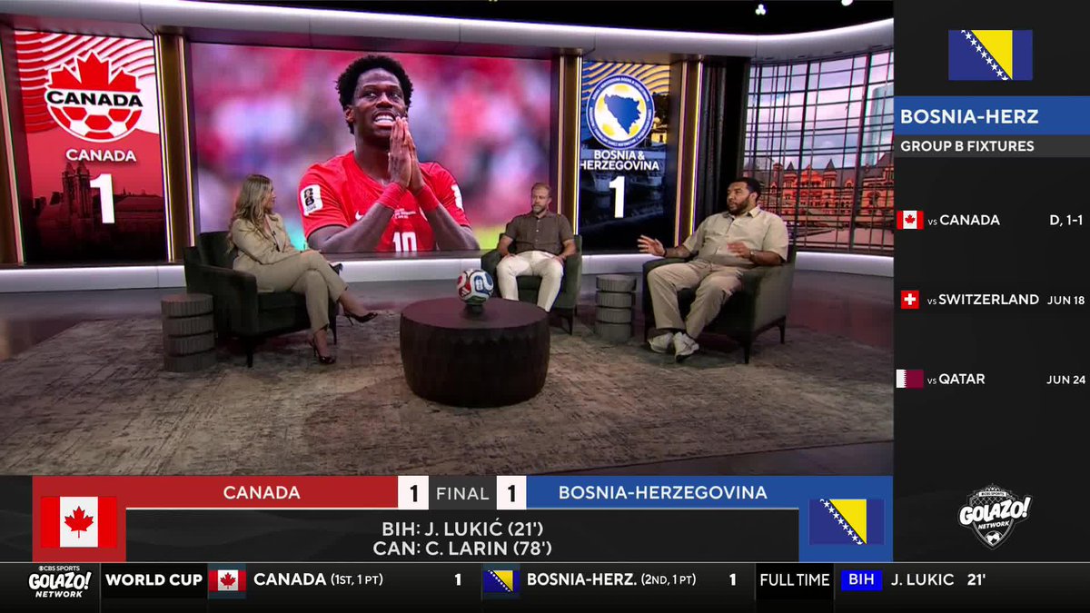 "I'm going to be harsh... I thought he was poor." Troy Deeney on Jonathan David's performance in Canada's opening match 🇨🇦