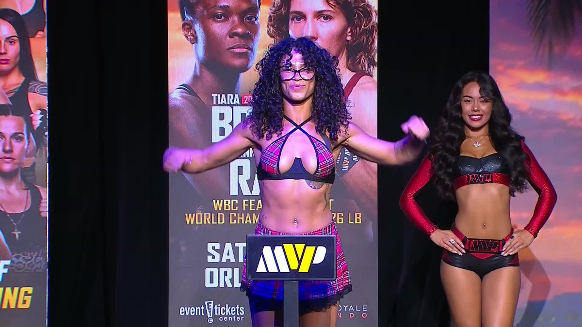 LeAnna Cruz hits 114.6 lbs. Official. ——— THIS SATURDAY | June 13 Main Card | 9pm ET Prelims | 4:45pm ET #MVPW04 | ESPN+