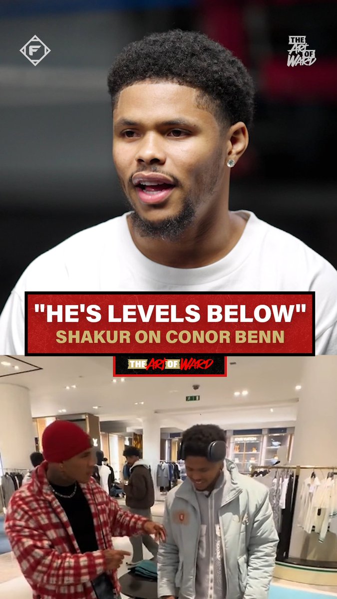 “He’s a low-level fighter that’s making top-tier level money” 💨💰 Shakur Stevenson kept it completely real with Andre Ward on the Conor Benn fight talk, and exactly where he stands on Benn as a fighter 👀 Watch the full interview with Shakur Stevenson on the ALL THE SMOKE FIGHT YouTube!