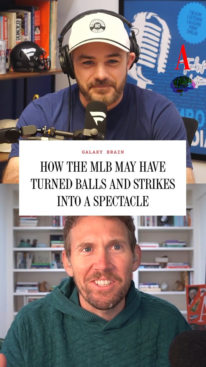 The ABS pitch-tracking system (also known as “robot umpires”) in Major League Baseball has become an entertainment spectacle, Jimmy O’ Brien, the founder of Jomboy Media, tells Charlie Warzel: “There’s just so many elements of drama that it’s given us.” Watch Galaxy Brain: