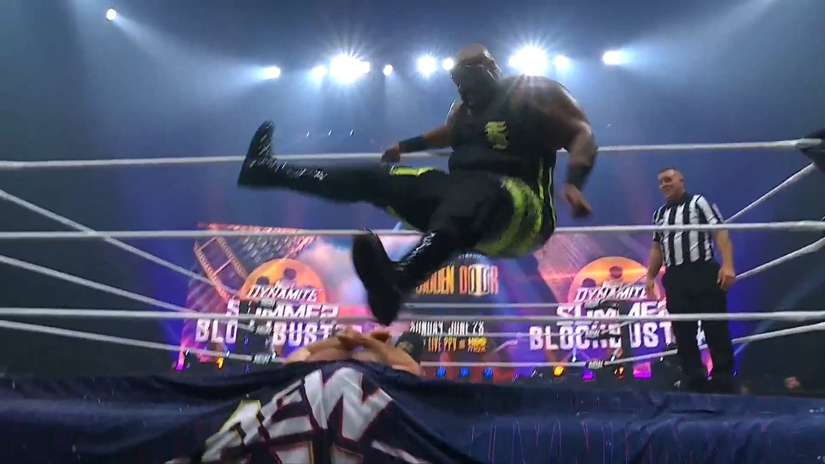 The AEW Continental Title battle between Jon Moxley &amp; @Shane216Taylor led to an ambush on the Death Riders from Shane Taylor Promotions! Watch the #AEWDynamite: Summer Blockbuster replay RIGHT NOW on @HBOMax!