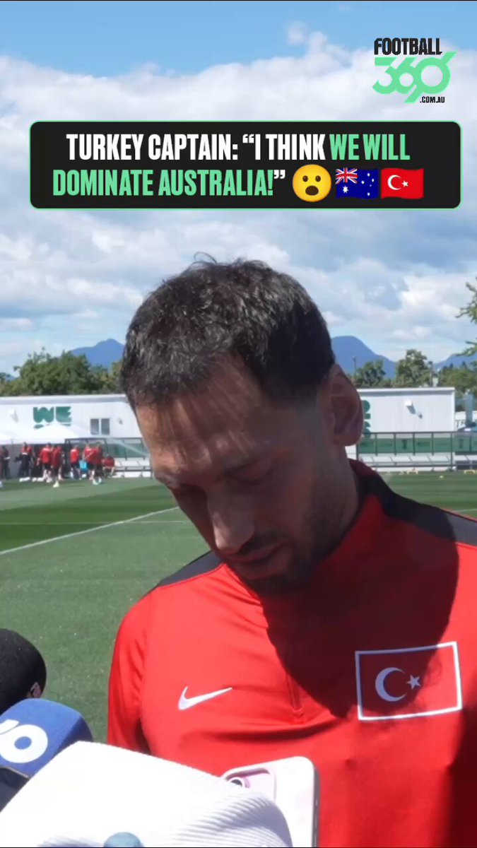 IT IS ON 🇦🇺🇹🇷 Turkiye captain Hakan Calhanoglu says his team will DOMINATE the Socceroos in their World Cup opener. Huge words ahead of his nation's first match on this stage in 24 years. More: