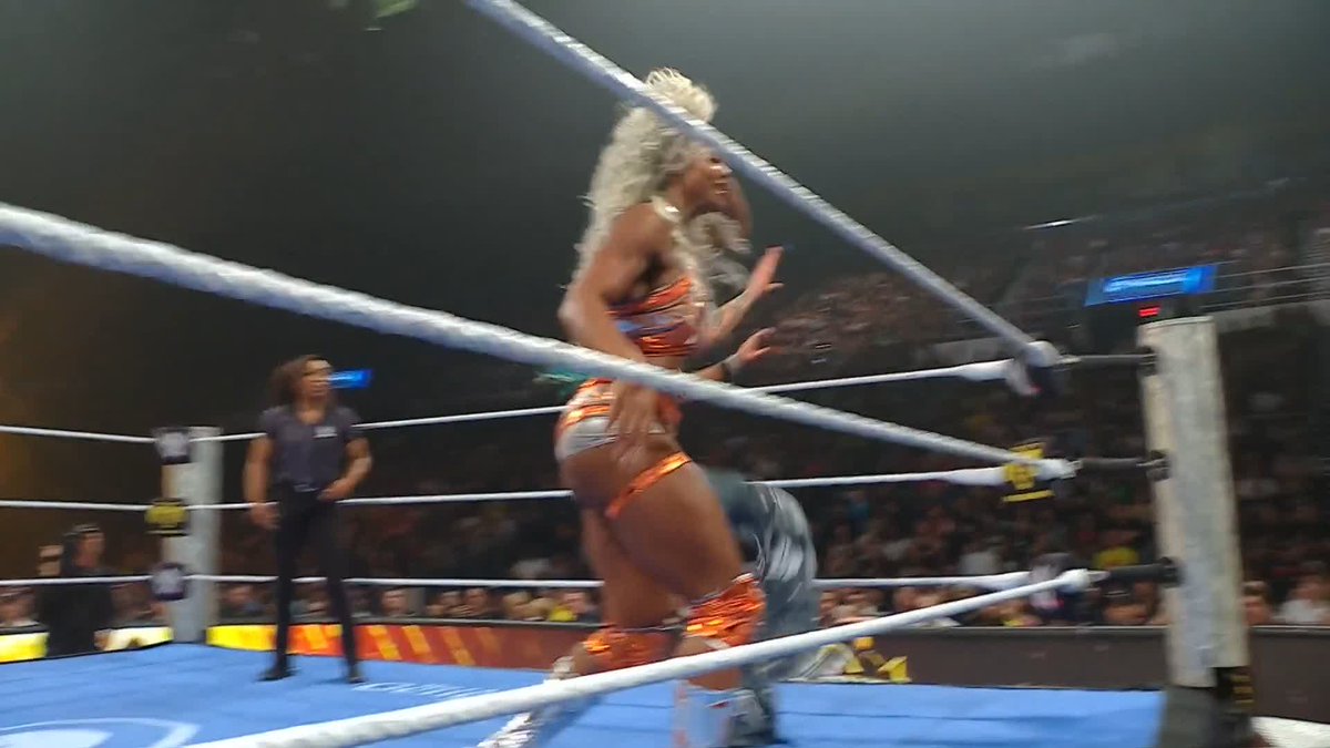 WHAT. A. FINISH. Charlotte Flair is moving on in the Queen of the Ring Tournament!! 👑 Charlotte Flair