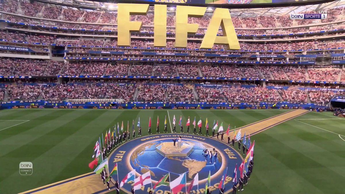 استعراض اعلام الدول المشاركة في كأس العالم FIFA 2026™ في افتتاح كأس العالم 2026 في أمريكا - لوس أنجلوس 📦 اشترك الآن 👇 🔗 📱 #كأس_العالم2026 | #مونديال2026 | #كأس_العالم #FIFAWorldCup2026 | #FIFAWorldCup | #beINWC26