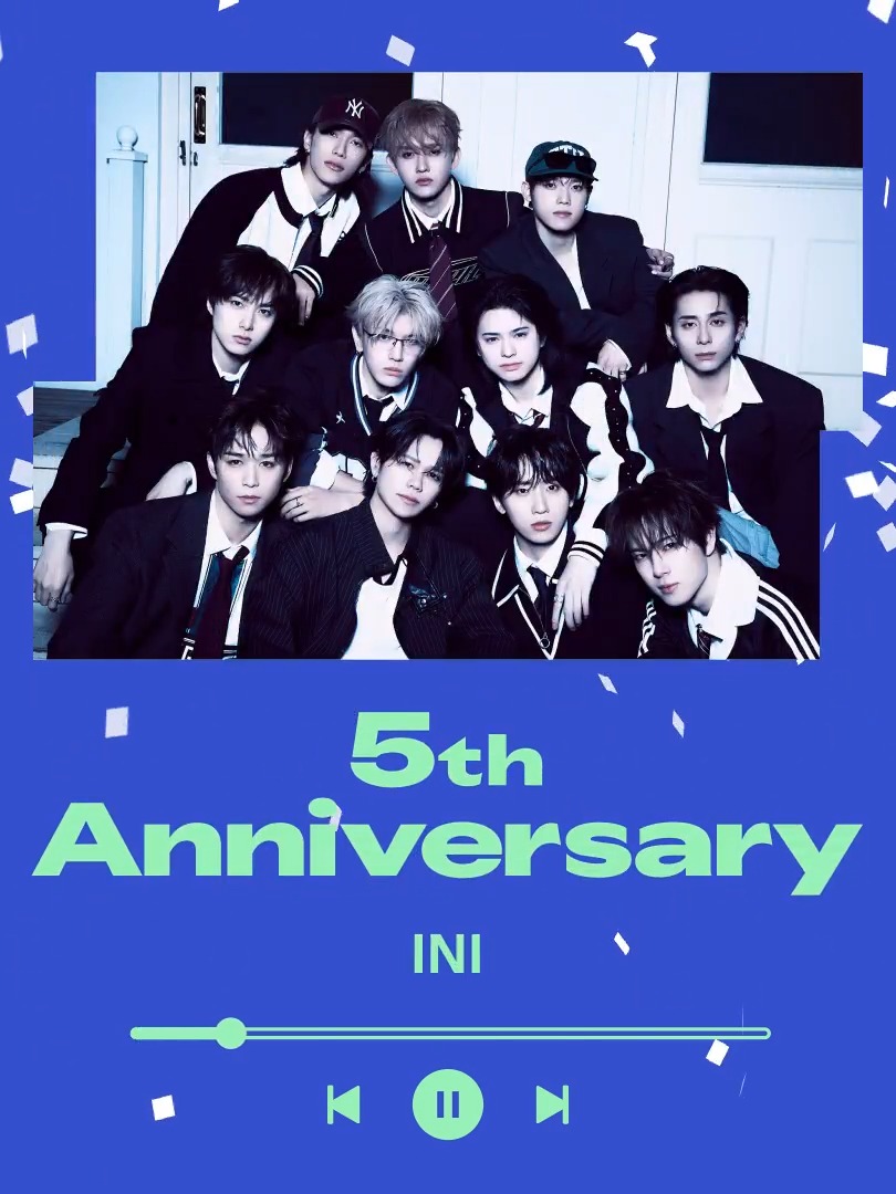 ◤ #INI 結成5周年おめでとうございます ◢ ⠀ 強く繋がり合った11人が MINIへ繋げてくれる音楽は 毎回新鮮で魅力たっぷり✨ ⠀ あなたのイチ押し曲は？ This Isプレイリストを聴きながら教えて✍️ ⠀ INI