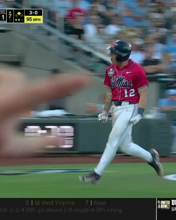 REBS RESPOND WITH TWO OUTS 💪 Ole Miss Baseball x #MCWS /ESPN