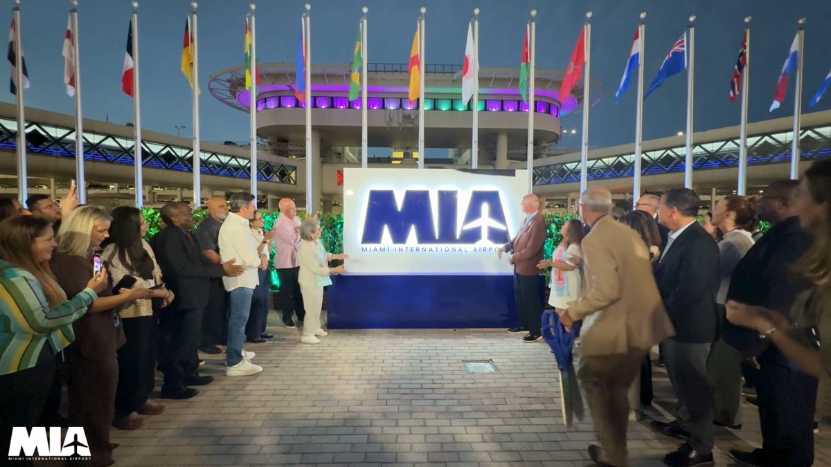 A new era of travel has arrived at MIA! Today, we unveiled our refreshed MIA brand identity, reflecting our commitment to innovation and our vision of becoming #MIAFutureReady. From new moving walkways and vibrant wall murals to kids’ play areas, AI-powered holograms, and enhanced passenger amenities, MIA is transforming the travel experience for the millions of guests we serve. Thank you to Daniella Levine Cava, the Forward Flight team, and the entire MIA Family for helping shape the future of Miami’s gateway to the world. 📰 Read more: