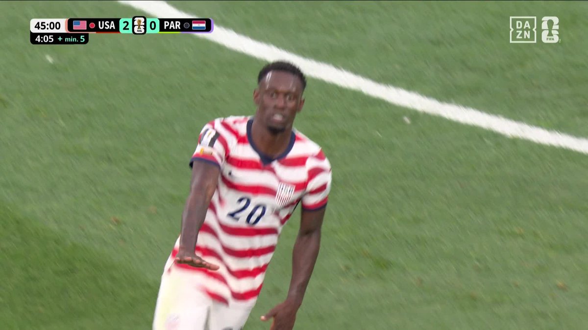 🇺🇸バログングン😂 「バログン抜群だな」by解説の権田修一選手 バログンの2ゴール目は会心の一撃💥 🏆️#FIFAワールドカップ グループD 🆚アメリカ×パラグアイ 📱#DAZN ライブ配信中 #本気で楽しむならDAZN