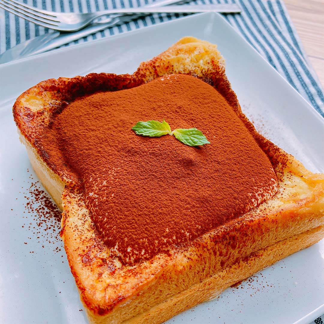 【クリームが溢れ出る!?】究極のふわとろ食感♡ティラミスフレンチトースト / Tiramisu French Toast🤎🌿