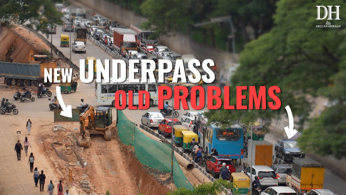 Will this new #underpass ease #traffic from #Domlur to #Marathahalli? #KarnatakaNews #Bengaluru #NewsVideos #WindTunnelRoad