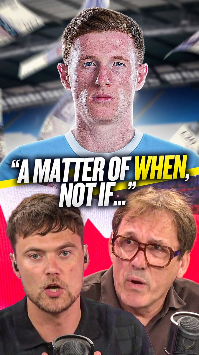⏳ "This is a matter of when, not if!" Max Scott and Tony Cascarino react to #MCFC being prepared to break #LFC's British transfer record to sign #NFFC's Elliot Anderson! 💰