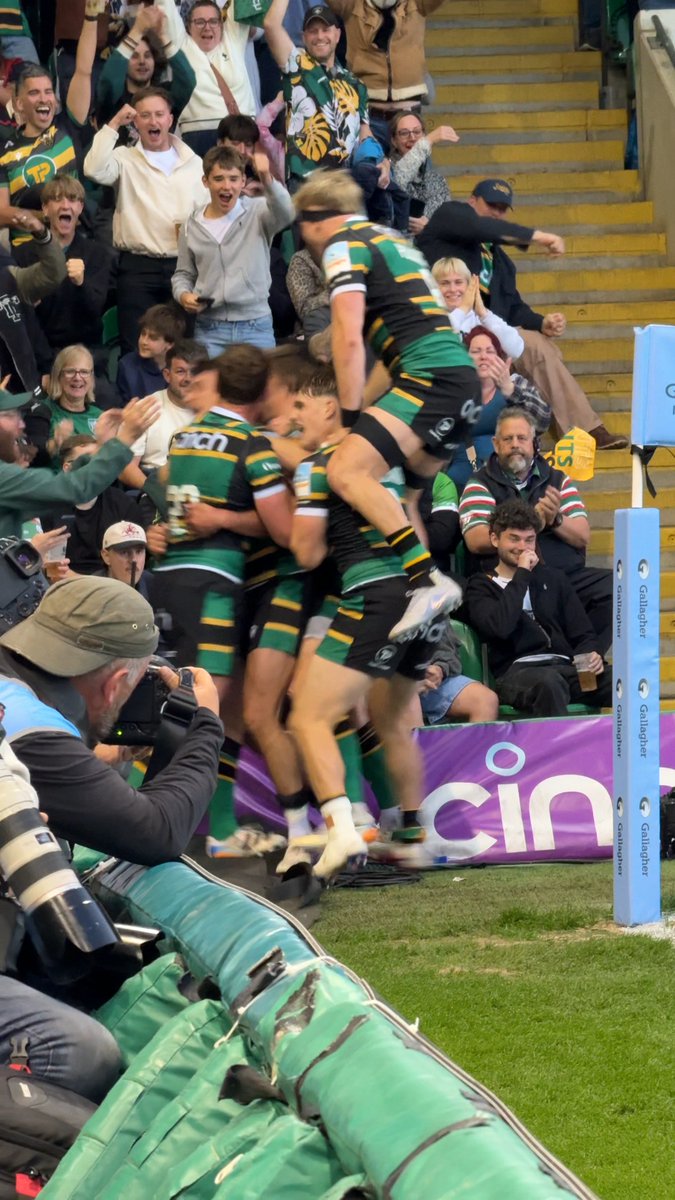 A parting gift to Franklin's Gardens from club captain, George Furbank 🎁