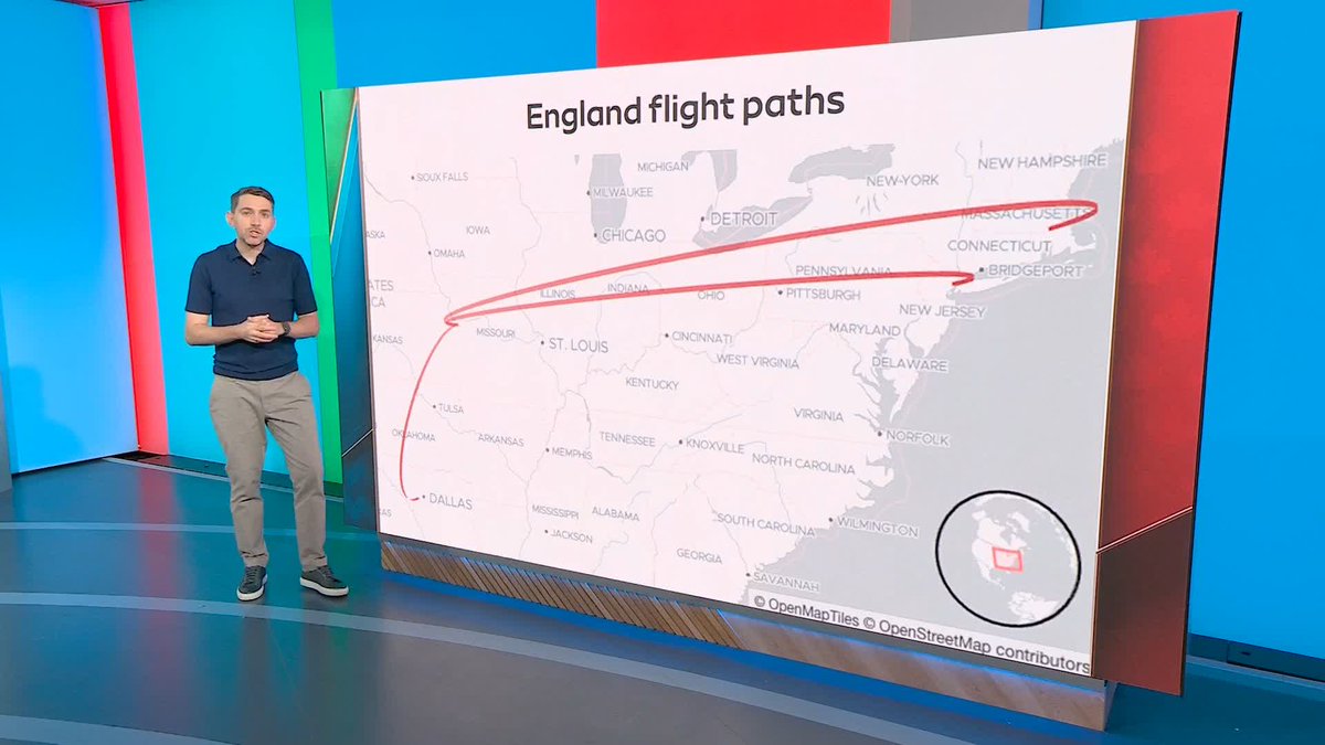 How fatigue could affect England if they progress through the World Cup, as they travel the fourth-greatest distance during the group stage ✈️ ⤵️
