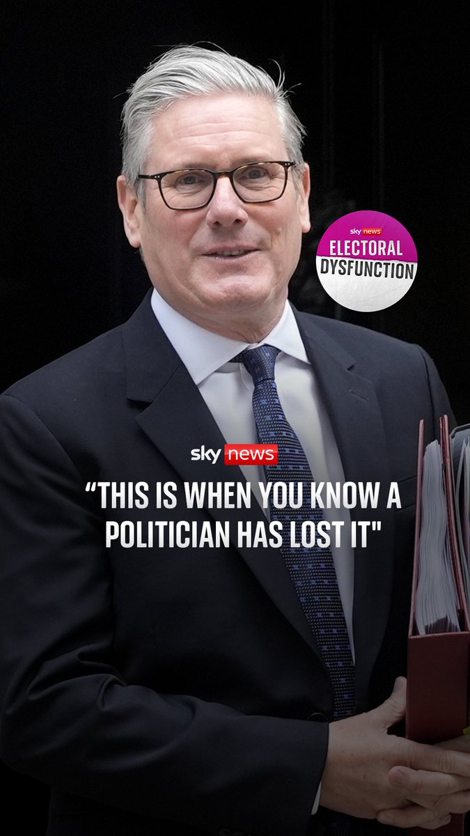 “This is when you know a politician has lost it" Luke Tryl gives his verdict on Keir Starmer after a group of voters in Makerfield laughed when asked how the Prime Minister is doing Listen to #ElectoralDysfunction wherever you get your podcasts 🔗