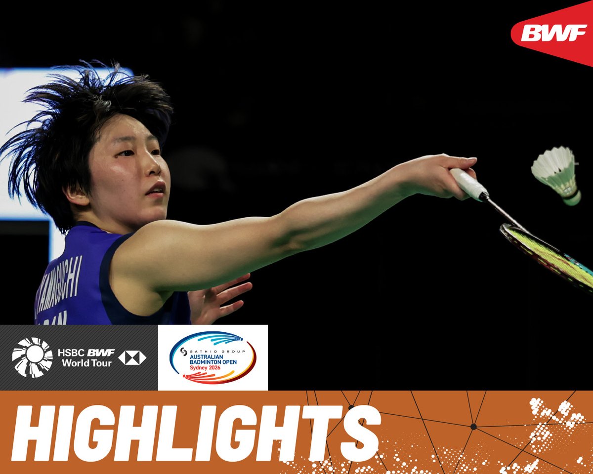 Top seed Akane Yamaguchi 🇯🇵 competes against Pusarla V. Sindhu 🇮🇳. #BWFWorldTour #AustralianOpen2026