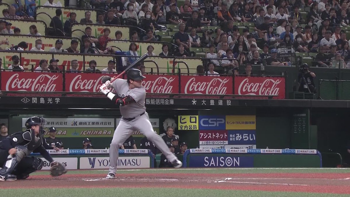 4番が打線牽引 ダルベックが先制タイムリー 甘く入った球を逃さず左中間真っ二つ ⚾️西武×巨人 #ジャイアンツ #だったらDAZN