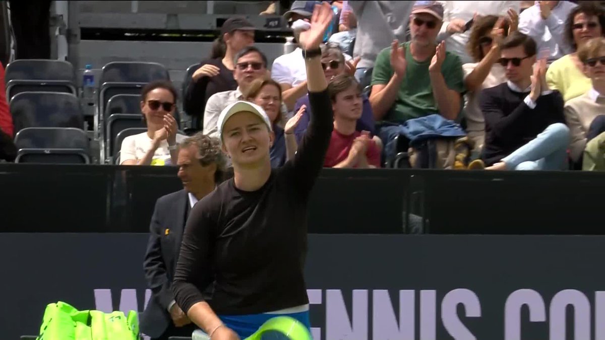 Job done ✅ Barbora Krejcikova books her place in the final in 's-Hertogenbosch, defeating Linette 6-3, 7-6(4)! #libemaopen