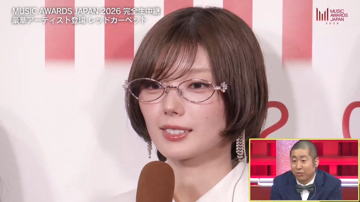 ／ MUSICAWARDSJAPAN 櫻坂46がレッドカーペットのインタビューに登場！ 番組で長年共演している澤部とのクロストーク！ ＼ MAJ フルで無料生中継なのはABEMAだけ!!