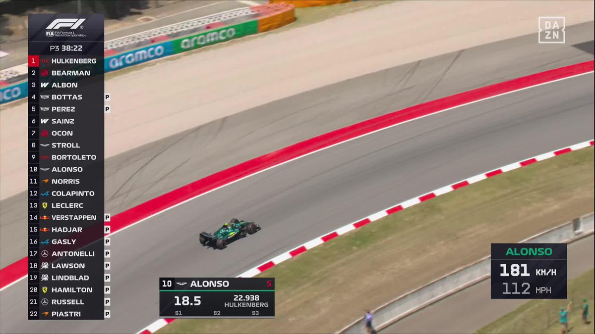 LA GRADA EN PIE CON ALONSO 👏 Da igual cuáles sean las circustancias. O que sea solo Libres 3. España y el Circuit siempre estarán del lado de Fernando 💚 #BarcelonaDAZNF1 🇪🇸