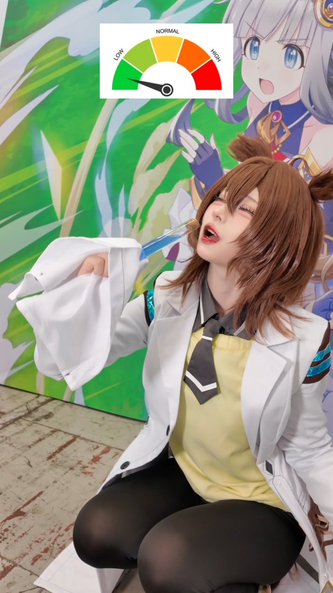 Agnes Tachyon cortisol level HIGH🧪