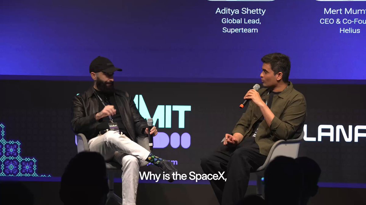 "Anybody in the world with an internet connection can own the hottest stock on Earth with nothing but a Solana keypair. That's internet capital markets." - mert, live at Solana Summit Germany