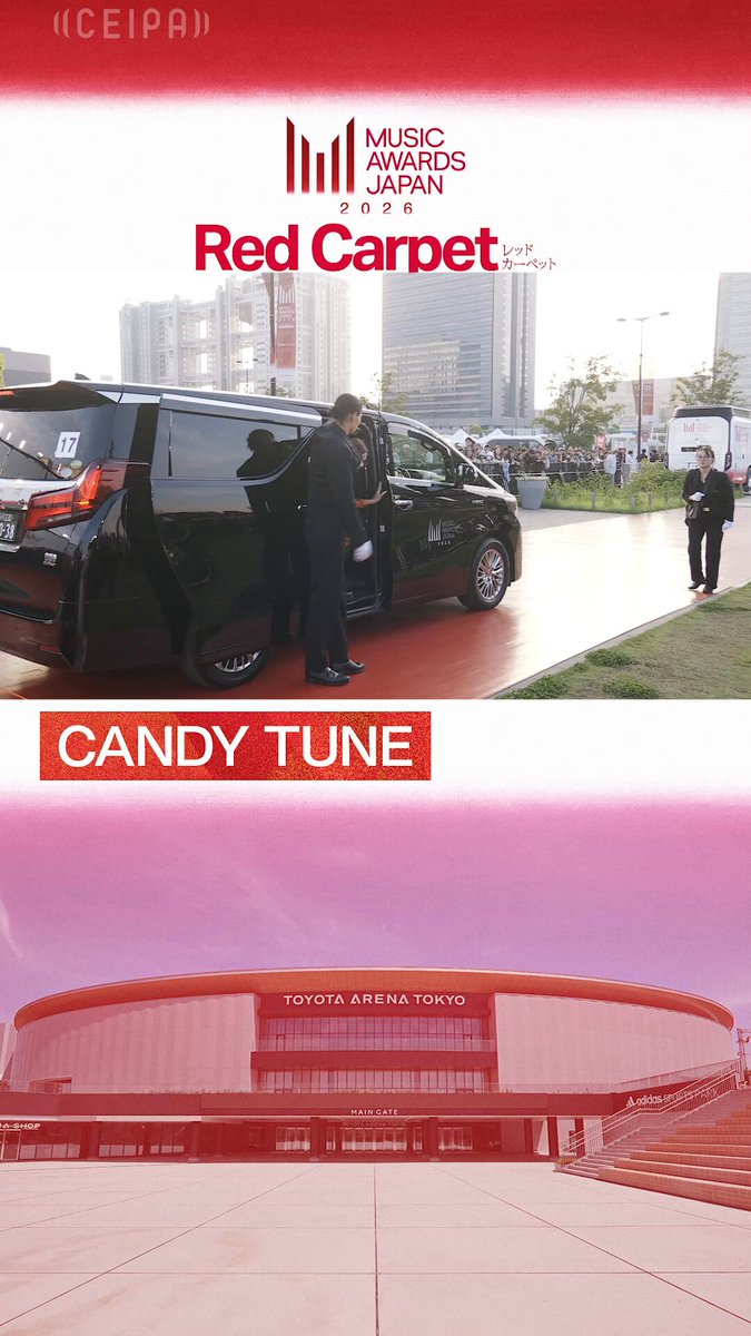 🏆 MUSIC AWARDS JAPAN 2026 🏆 CANDY TUNEがレッドカーペットに登場🟥 詳しくはこちらをチェック👇 #MAJ #MAJ2026 #MUSICAWARDSJAPAN